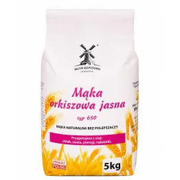 Mąka Orkiszowa Jasna Typ 650 5 kg - Młyn Kopytowa
