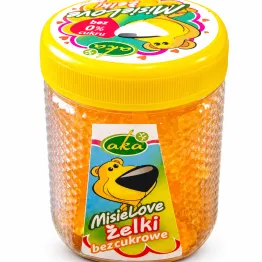 Żelki Bezcukrowe Misielove o Smaku Owocowym 150 g - Aka