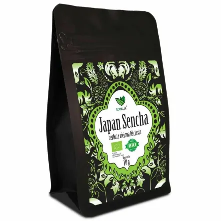 Herbata Zielona Liściasta Japan SENCHA EKO 70 g - EcoBlik