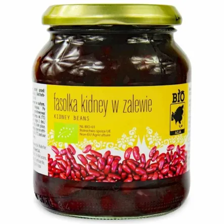Fasolka Kidney w Zalewie w Słoiku Bio 360 g (240 g) - Bio Planet Fasola Czerwona