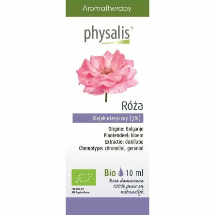 Olejek Eteryczny Róża Damasceńska Bio 10 ml - Physalis