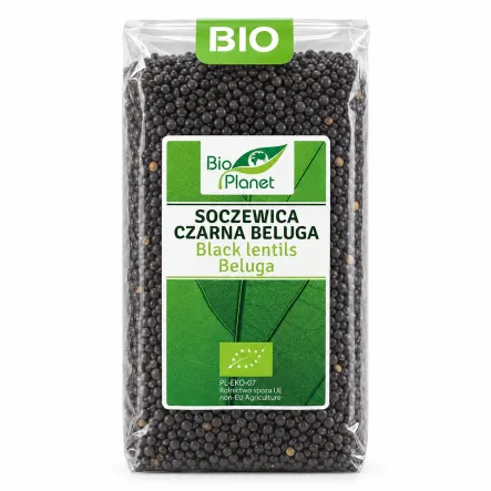 Soczewica Czarna Beluga Bio 500 g - Bio Planet