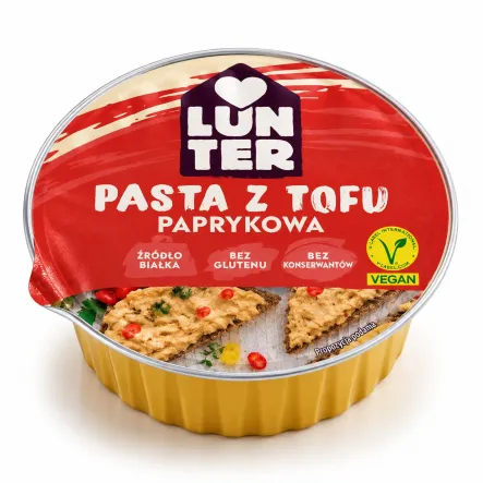 Pasta z Tofu Paprykowa z Chilli Wegańska 75 g - Lunter