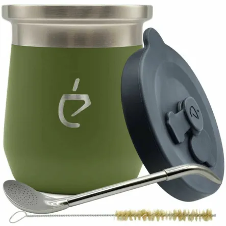 Zestaw Yerba Mate Termolid DualFlow PRO Zielony