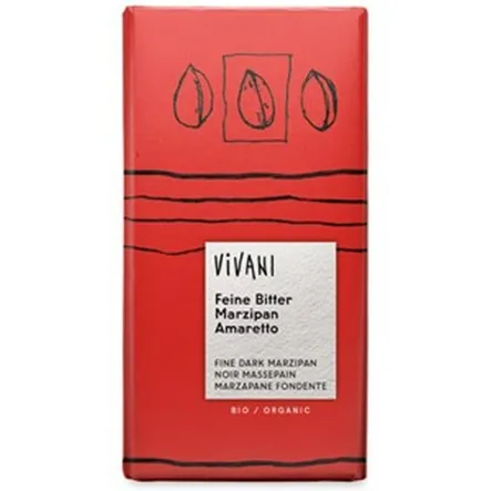 Czekolada Gorzka Z Marcepanem Amaretto Bio 100 G - Vivani