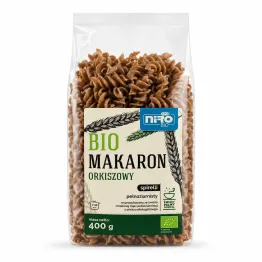 Makaron Pełnoziarnisty Orkiszowy Spirelli Bio 400 g - Niro