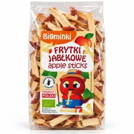 Frytki Jabłkowe Bezglutenowe Bio 50 g - Biominki