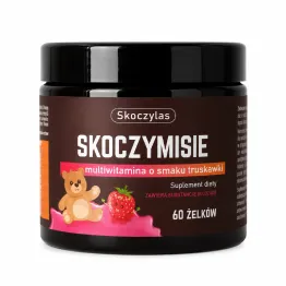 Skoczymisie Multiwitamina o Smaku Truskawki Suplement Diety 60 Żelków Skoczylas