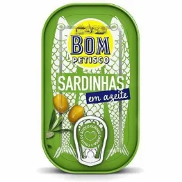 Sardynki Portugalskie w Oliwie z Oliwek 120 g (84 g) - Bom Petisco