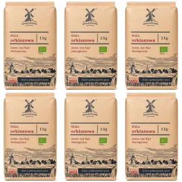 6 x Mąka Orkiszowa Jasna Typ 650 Ekologiczna 1 kg - Młyn Kopytowa