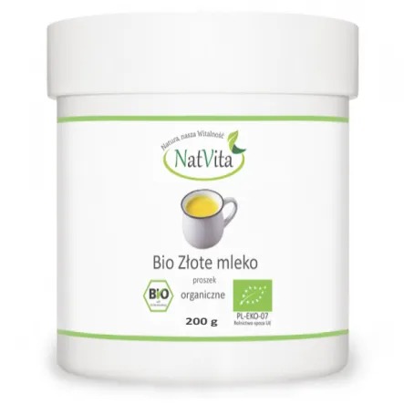 Złote Mleko Proszek BIO 220 g - Natvita