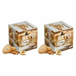 2 x KETO Snack Ciasteczka Migdałowe z Nerkowcami 100 g -  CambioLabs