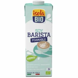Napój Sojowy Barista Bezglutenowy Bez Dodatku Cukru Bio 1 l - Isola Bio (data: 29.09.2026)
