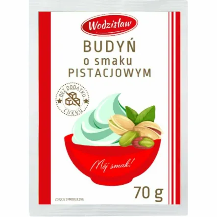 Budyń o Smaku Pistacjowym z Erytrytolem 70 g - Wodzisław