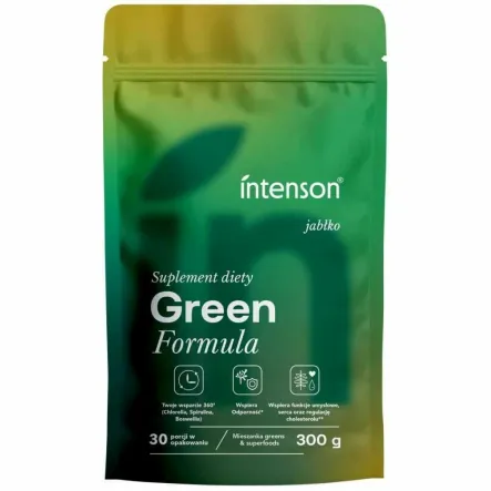 Green Formuła o Smaku Jabłko 300 g - Intenson