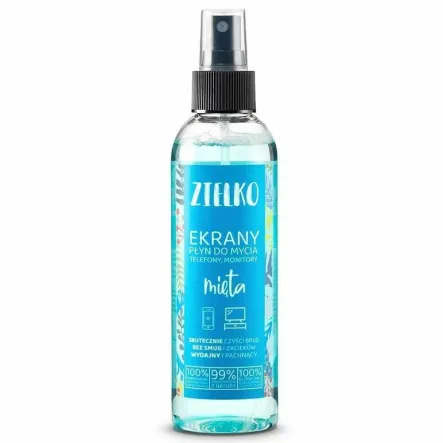 Płyn Do Mycia Ekranów (Telefony, Monitory) MIĘTA 200 ml - Zielko