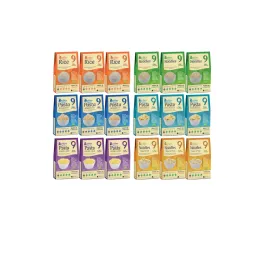 3 x Makaron Konjac w Kształcie Ryżu Bio 385 g (300 g) + 3 x Makaron Konjac Noodle B/G Bio 385g + 3 x Makaron Konjac Spaghetti B/G Bio 385g + 3 x Makaron Konjac Tagliatelle B/G Bio 385g + 3 x Makaron Konjac Angel Hair Bio 385g + 3 x Makaron Konjac Noodle T
