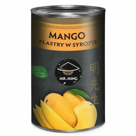 Mango Plastry w Syropie 425 g (235 g) - Mr. Ming