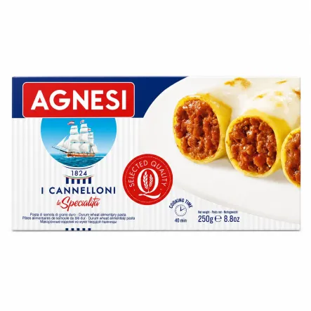 Makaron Cannelloni z Pszenicy Durum 250 g - Agnesi