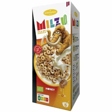 Kółka Żytnio - Owsiane z Miodem Bio 150 g - Milzu