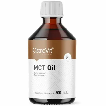 Olej MCT 500 ml - OstroVit - dobry do kawa kuloodporna w dieta ketogeniczna