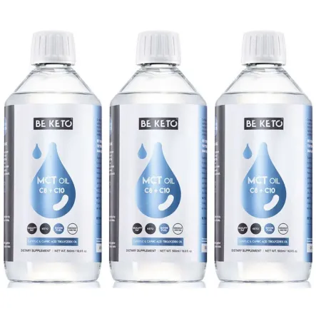 3 x Olej MCT C8 + C10 500 ml - Beketo