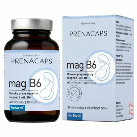 PRENACAPS Mag B6 60 Kapsułek - Formeds
