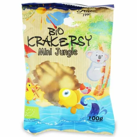 Krakersy Mini Jungle Bio 100 g - Ania