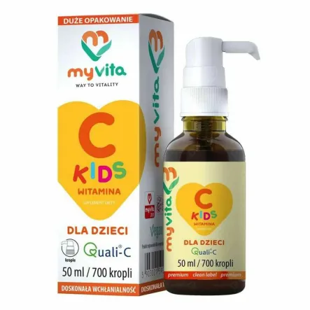 Witamina C KIDS 700 Kropli 50 ml - MyVita