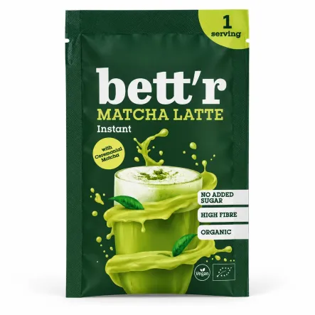 Matcha Latte Instant BIO Bez Dodatku Cukru 40 g - Bettr