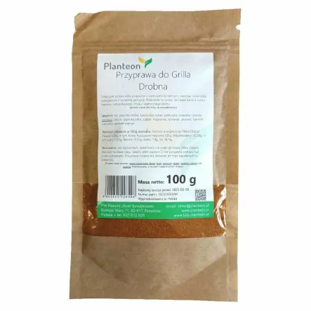 Przyprawa do Grilla Drobna 100 g - Planteon