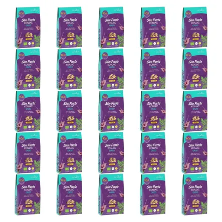25 x Makaron Konjac w Kształcie Orzo Bezglutenowy Bio 270 g (200 g) - SLIM PASTA