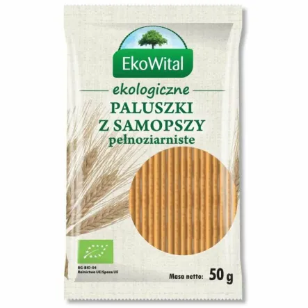 Paluszki z Samopszy Pełnoziarniste BIO 50 g - Eko-Wital