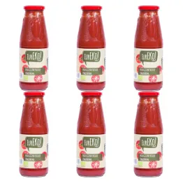 6 x Passata Pomidorowa Bio 680 g - Eureko  -  Bez dodatku soli