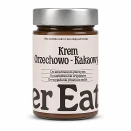 Krem Orzechowo-Kakaowy Bez Dodatku Cukru 400 g - Finer Eaters