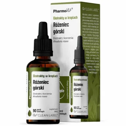 Różeniec Górski Ekstrakt w Kroplach 30 ml - Pharmovit