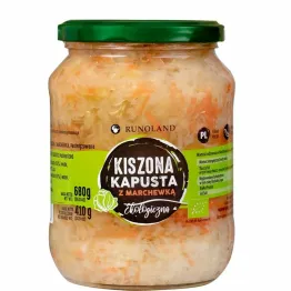 Kapusta Kiszona z Marchewką Eko 680 g (410 g) - Runoland