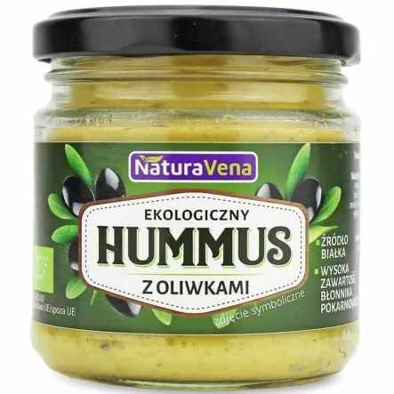 Hummus Oliwkowy Bio 185 g - NaturAvena