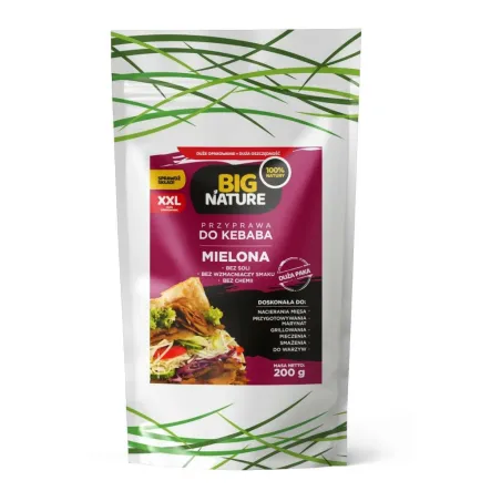 Przyprawa Mielona do Kebaba Bez Soli 200 g - Big Nature