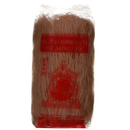 Makaron Ryżowy Razowy Nitka 220 g - Merre