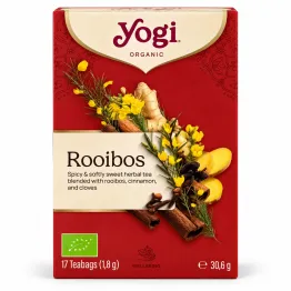 Herbatka Rooibos z Przyprawami Korzennymi BIO 30,6 g (17 Saszetek) – Yogi Tea