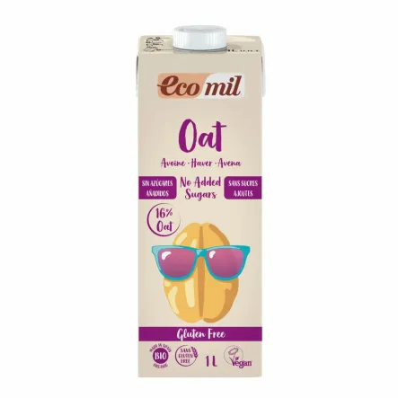 Napój Owsiany Bezglutenowy Bio 1 l - Ecomil (data: 11.12.2025)