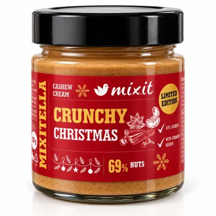 Krem Orzechowy z Chrupiącym Kataifi Crunchy Christmas 220 g - Mixit