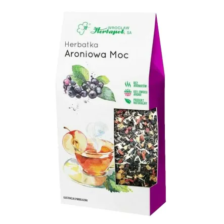 Herbatka Owocowo -Ziołowa ARONIOWA MOC 100 g - Herbapol Wrocław