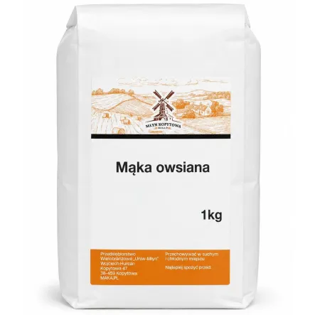 Mąka Owsiana 1 kg - Młyn Kopytowa