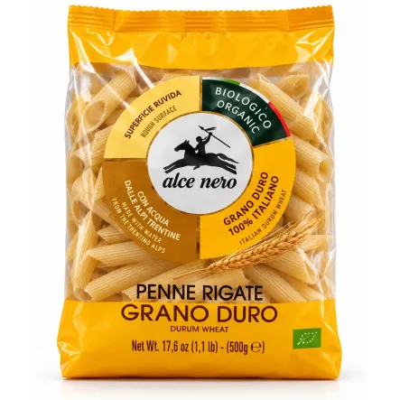 Makaron Penne Rigate z Pszenicy Durum BIO 500 g - Alce Nero