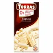 Czekolada Biała Bez Dodatku Cukru 75 g - Torras
