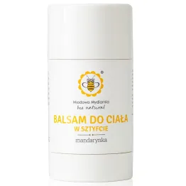 Balsam do Ciała w Sztyfcie Mandarynka 55 g - Miodowa Mydlarnia