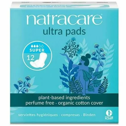 Podpaski ze Skrzydełkami Super 12 Sztuk - NatraCare
