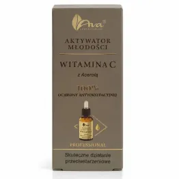 Aktywator Młodości Witamina C z Acerolą Koncentrat Przeciwstarzeniowy 30 ml - AVA